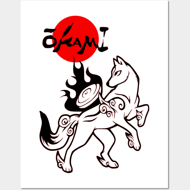 Okami Amaterasu Wall Art by OtakuPapercraft